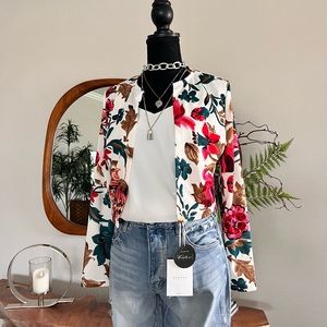NWOT Floral Bolero Jacket